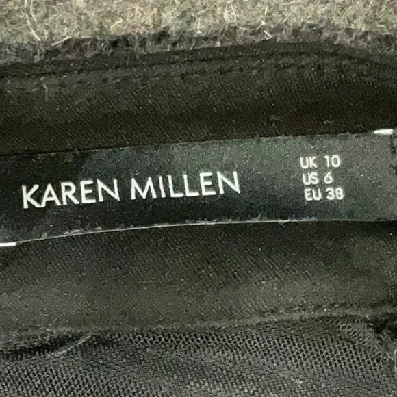 Karen Millen Black bodycon shirt, size 6 US - Picture 4 of 6